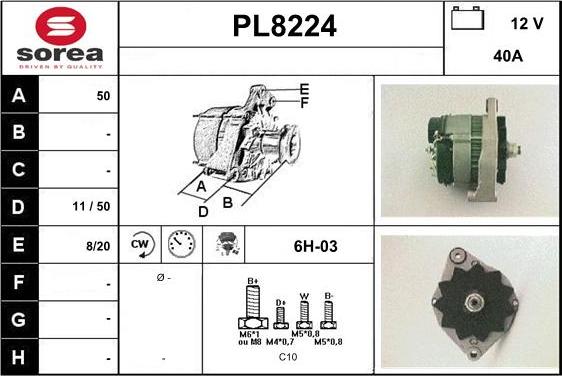 SNRA PL8224 - Генератор autozip.com.ua