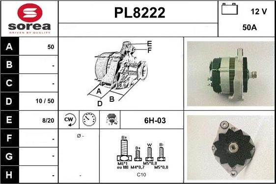 SNRA PL8222 - Генератор autozip.com.ua