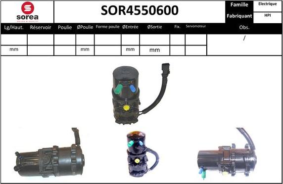 SNRA SOR4550600 - Гідравлічний насос, рульове управління, ГУР autozip.com.ua
