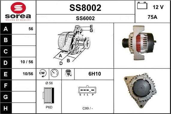 SNRA SS8002 - Генератор autozip.com.ua