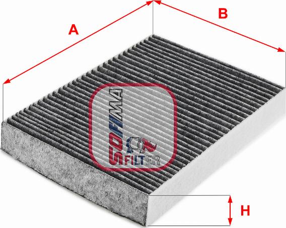 Sofima S 4249 CA - Фільтр, повітря у внутрішній простір autozip.com.ua