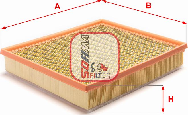 Sofima S 3541 A - Повітряний фільтр autozip.com.ua