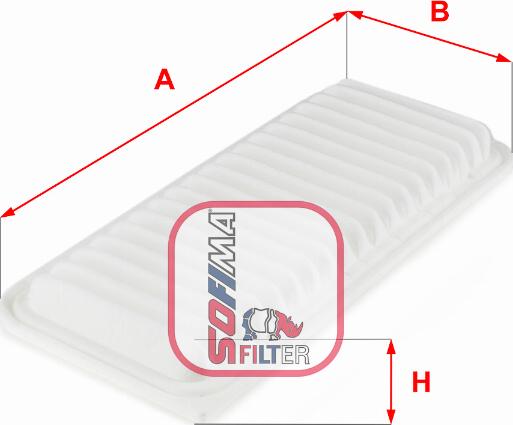 Sofima S 3639 A - Повітряний фільтр autozip.com.ua