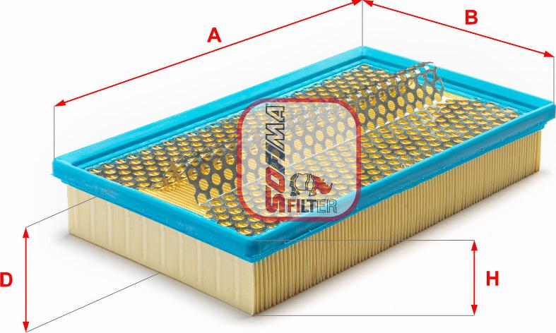 Sofima S 3120 A - Повітряний фільтр autozip.com.ua