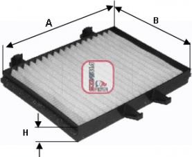 Sofima S 3128 C - Фільтр, повітря у внутрішній простір autozip.com.ua