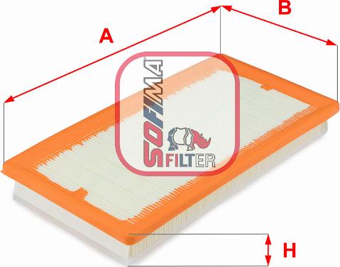 Sofima S 3376 A - Повітряний фільтр autozip.com.ua