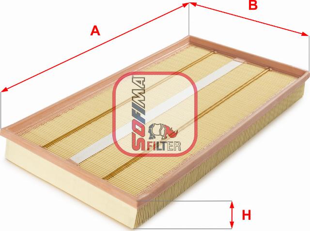 Sofima S 3257 A - Повітряний фільтр autozip.com.ua