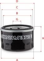 Sofima S 3759 R - Масляний фільтр autozip.com.ua