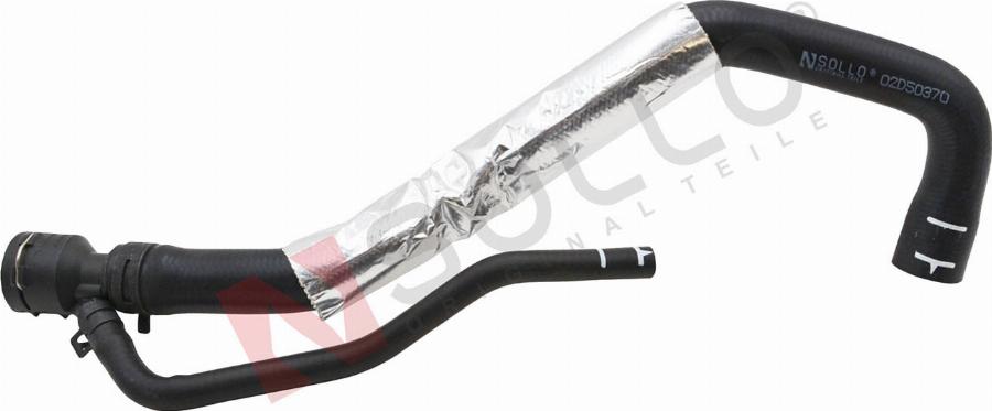 SOLLO 02D50370 - Шланг радіатора autozip.com.ua