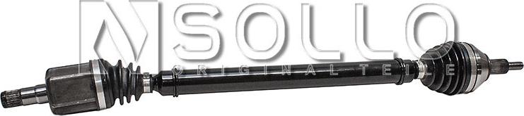 SOLLO 02F11012 - Приводний вал autozip.com.ua