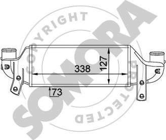 Somora 093445 - Интеркулер autozip.com.ua