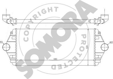 Somora 085043 - Интеркулер autozip.com.ua