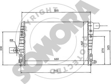 Somora 020945A - Интеркулер autozip.com.ua