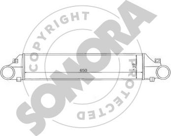 Somora 171345A - Интеркулер autozip.com.ua