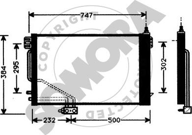 Somora 171360 - Конденсатор, кондиціонер autozip.com.ua