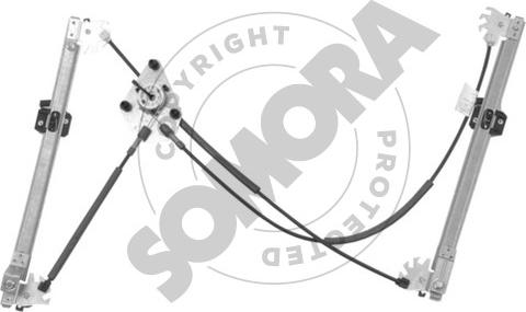 Somora 355657A - Підйомний пристрій для вікон autozip.com.ua