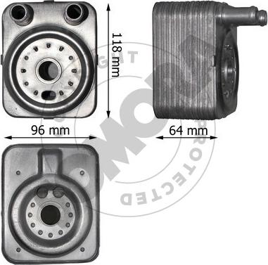 Somora 351065 - Масляний радіатор, рухове масло autozip.com.ua