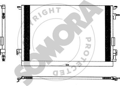 Somora 210660 - Конденсатор, кондиціонер autozip.com.ua