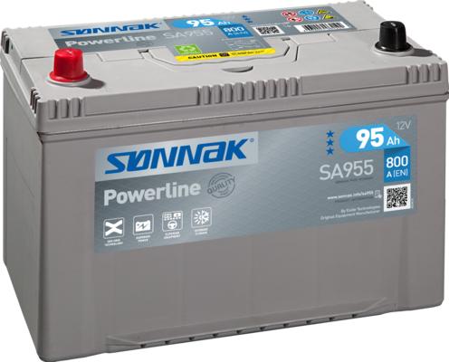 Sonnak SA955 - Стартерна акумуляторна батарея, АКБ autozip.com.ua