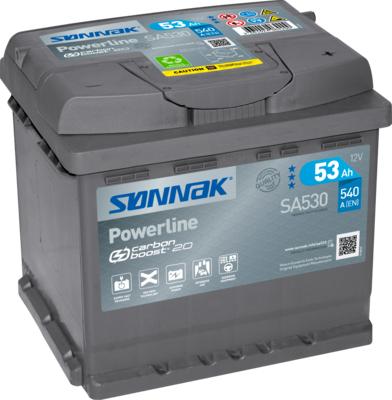 Sonnak SA530 - Стартерна акумуляторна батарея, АКБ autozip.com.ua
