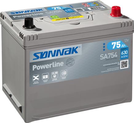 Sonnak SA754 - Стартерна акумуляторна батарея, АКБ autozip.com.ua