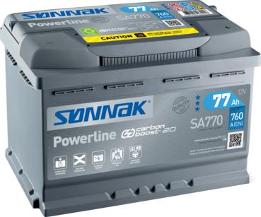 Sonnak SA770 - Стартерна акумуляторна батарея, АКБ autozip.com.ua