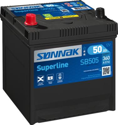 Sonnak SB505 - Стартерна акумуляторна батарея, АКБ autozip.com.ua