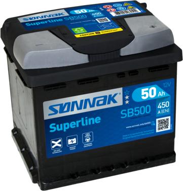 Sonnak SB500 - Стартерна акумуляторна батарея, АКБ autozip.com.ua