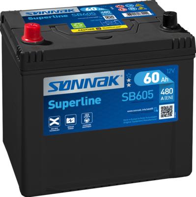 Sonnak SB605 - Стартерна акумуляторна батарея, АКБ autozip.com.ua
