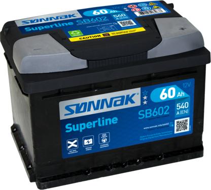 Sonnak SB602 - Стартерна акумуляторна батарея, АКБ autozip.com.ua