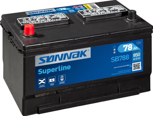 Sonnak SB858 - Стартерна акумуляторна батарея, АКБ autozip.com.ua