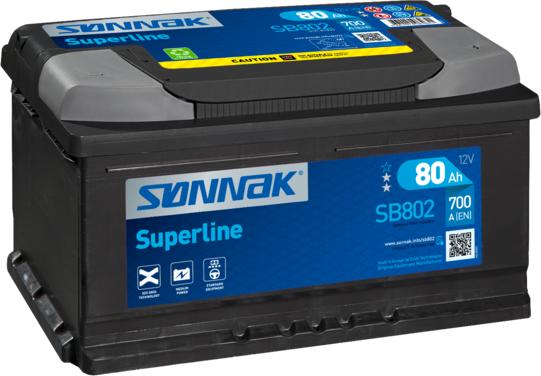 Sonnak SB802 - Стартерна акумуляторна батарея, АКБ autozip.com.ua