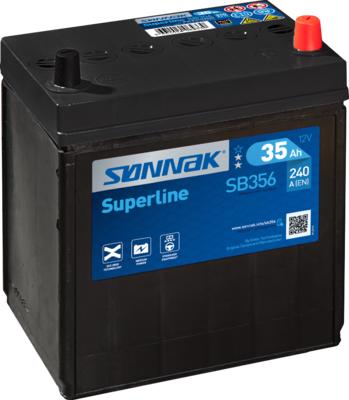 Sonnak SB356 - Стартерна акумуляторна батарея, АКБ autozip.com.ua