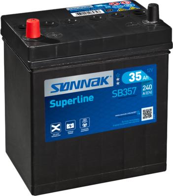 Sonnak SB357 - Стартерна акумуляторна батарея, АКБ autozip.com.ua