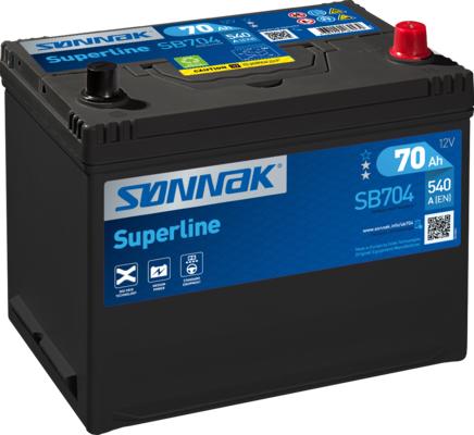 Sonnak SB704 - Стартерна акумуляторна батарея, АКБ autozip.com.ua
