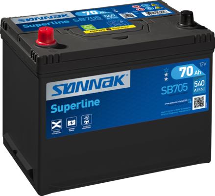 Sonnak SB705 - Стартерна акумуляторна батарея, АКБ autozip.com.ua