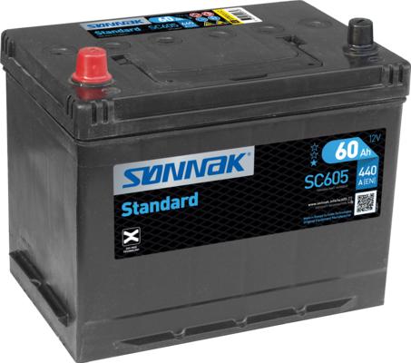 Sonnak SC605 - Стартерна акумуляторна батарея, АКБ autozip.com.ua