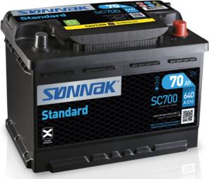 Sonnak SC700 - Стартерна акумуляторна батарея, АКБ autozip.com.ua