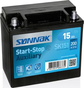 Sonnak SK151 - Стартерна акумуляторна батарея, АКБ autozip.com.ua