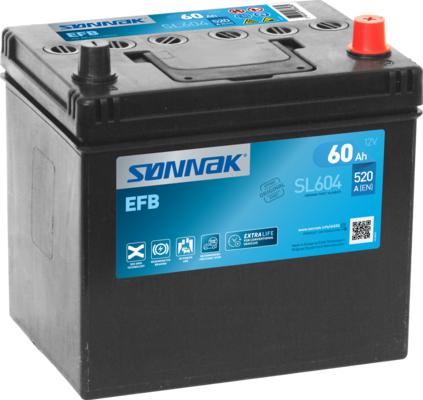Sonnak SL604 - Стартерна акумуляторна батарея, АКБ autozip.com.ua