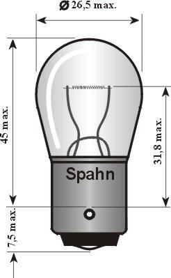 Spahn Glühlampen 2010 - Лампа розжарювання, ліхтар покажчика повороту autozip.com.ua