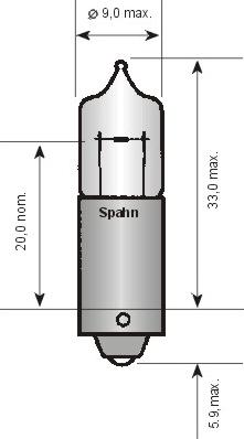 Spahn Glühlampen 783220L - Лампа розжарювання, ліхтар покажчика повороту autozip.com.ua