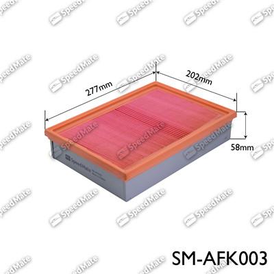 SpeedMate SM-AFK003 - Повітряний фільтр autozip.com.ua