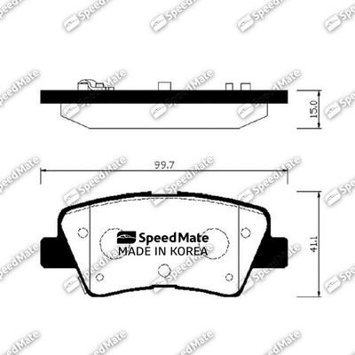 Roulunds Braking FO 207983 - Гальмівні колодки, дискові гальма autozip.com.ua