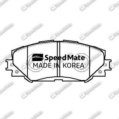 SpeedMate SM-BPJ025 - Гальмівні колодки, дискові гальма autozip.com.ua