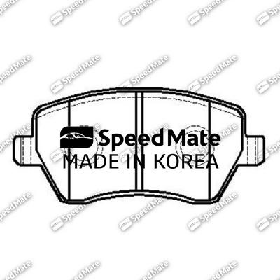 SpeedMate SM-BPJ027 - Гальмівні колодки, дискові гальма autozip.com.ua