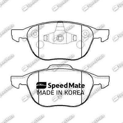 SpeedMate SM-BPU128 - Гальмівні колодки, дискові гальма autozip.com.ua