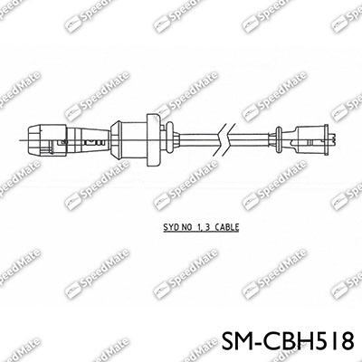 SpeedMate SM-CBH518 - Комплект проводів запалювання autozip.com.ua