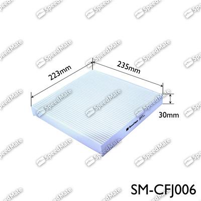 SpeedMate SM-CFJ006 - Фільтр, повітря у внутрішній простір autozip.com.ua