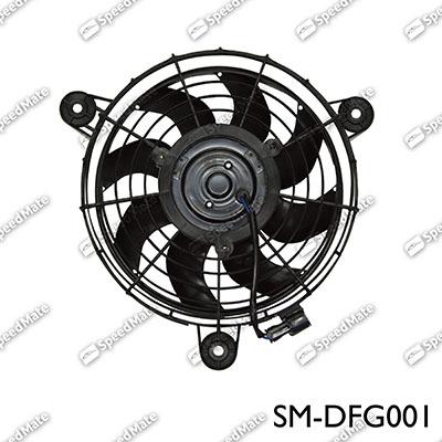 SpeedMate SM-DFG001 - Вентилятор, охолодження двигуна autozip.com.ua